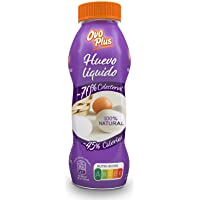 Los mejores  - Huevo Líquido OVO PLUS | Saludable | Natural | 70% Menos de colesterol Y 45% Menos Calorías | Sin Aditivos | Sin…